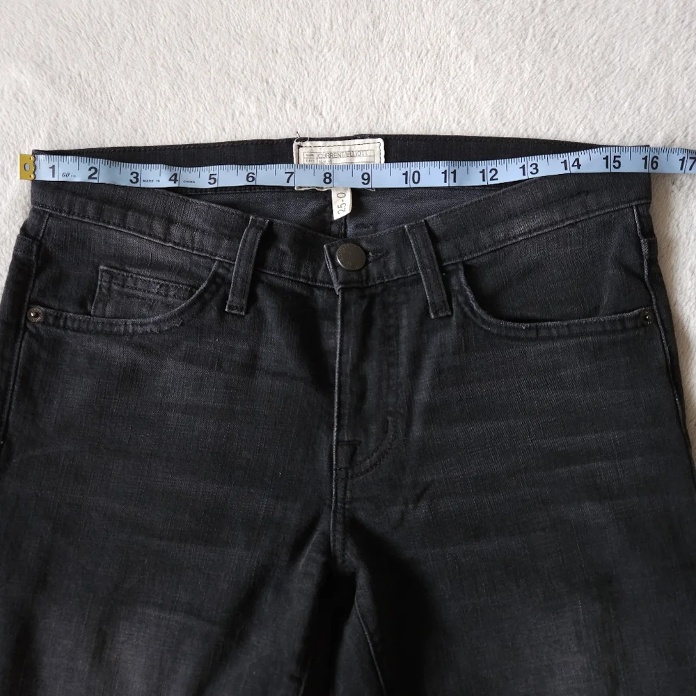 🇺🇸 CURRENT/ELLIOTT The Fling Slim Boyfriend Jean Size 25 - Picture 12 of 16